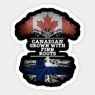 Canadian Grown With Finn Roots - Gift for Finn With Roots From Finland Sticker